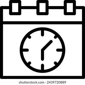 Calendar icon symbol vector image