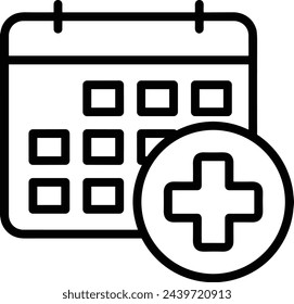 Calendar icon symbol vector image