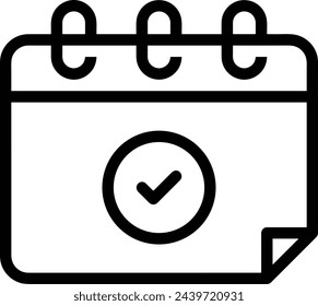 Vektorgrafik des Kalendersymbol