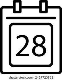 Calendar icon symbol vector image