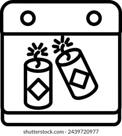 Calendar icon symbol vector image