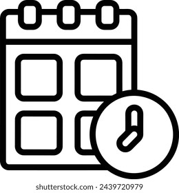 Calendar icon symbol vector image