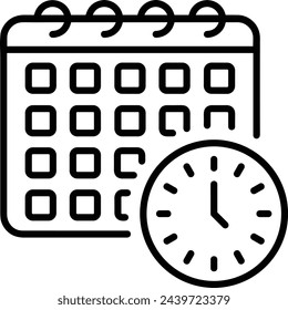 Vektorgrafik des Kalendersymbol