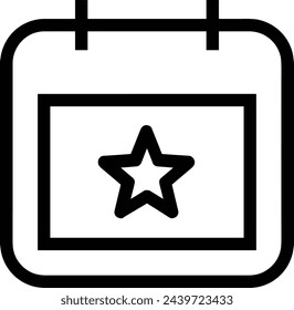 Calendar icon symbol vector image