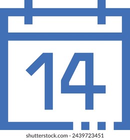 Calendar icon symbol vector image