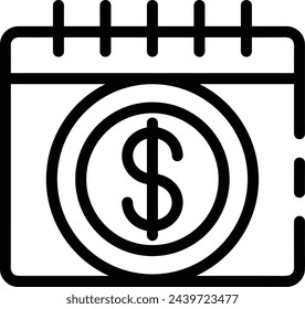Calendar icon symbol vector image