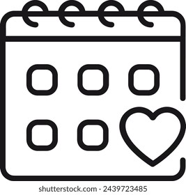 Calendar icon symbol vector image