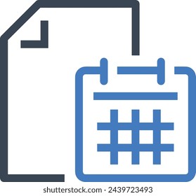 Calendar icon symbol vector image