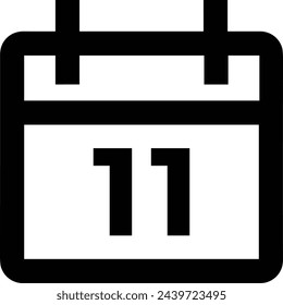 Calendar icon symbol vector image
