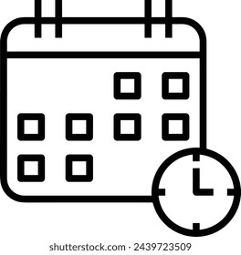 Calendar icon symbol vector image