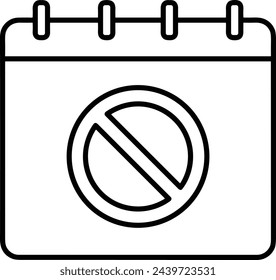 Calendar icon symbol vector image