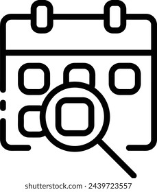 Calendar icon symbol vector image