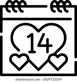 Vektorgrafik des Kalendersymbol