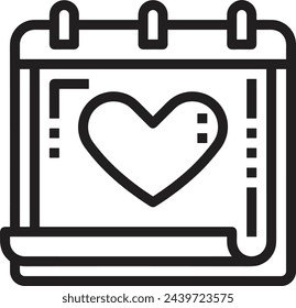 Calendar icon symbol vector image