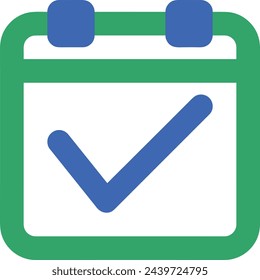 Calendar icon symbol vector image