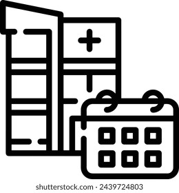 Vektorgrafik des Kalendersymbol