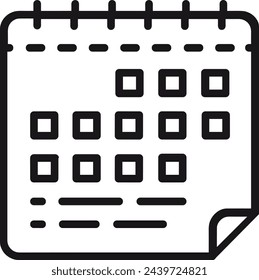 Calendar icon symbol vector image