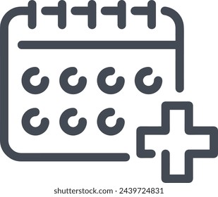 Calendar icon symbol vector image