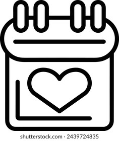 Vektorgrafik des Kalendersymbol
