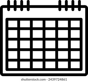 Calendar icon symbol vector image