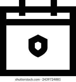 Calendar icon symbol vector image