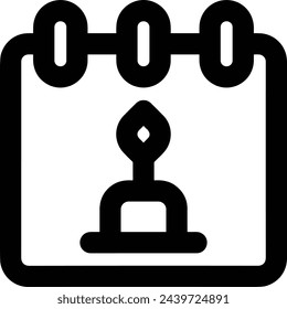 Calendar icon symbol vector image