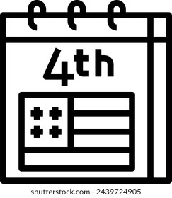 Calendar icon symbol vector image