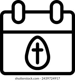 Símbolo de icono de calendario imagen vectorial