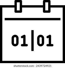 Calendar icon symbol vector image
