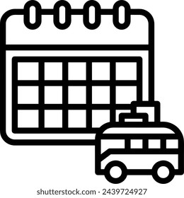 Calendar icon symbol vector image