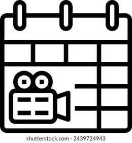 Calendar icon symbol vector image