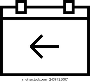 Calendar icon symbol vector image