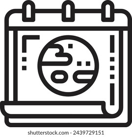 Vektorgrafik des Kalendersymbol