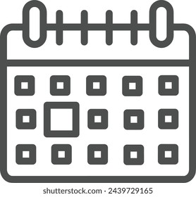 Vektorgrafik des Kalendersymbol