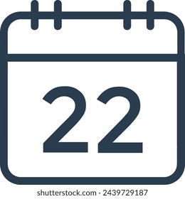 Calendar icon symbol vector image