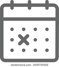 Calendar icon symbol vector image