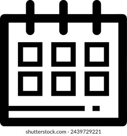 Calendar icon symbol vector image