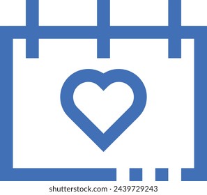 Símbolo de icono de calendario imagen vectorial