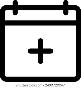 Símbolo de icono de calendario imagen vectorial