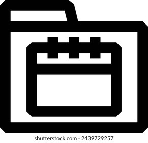 Vektorgrafik des Kalendersymbol