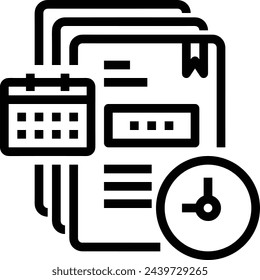 Calendar icon symbol vector image