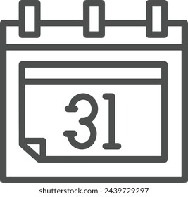 Vektorgrafik des Kalendersymbol