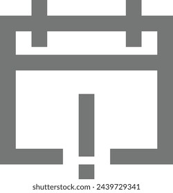 Calendar icon symbol vector image