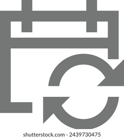 Calendar icon symbol vector image