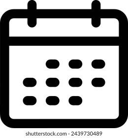 Vektorgrafik des Kalendersymbol