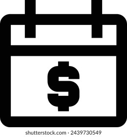 Calendar icon symbol vector image