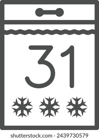 Símbolo de icono de calendario imagen vectorial