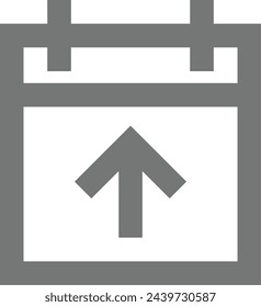 Calendar icon symbol vector image