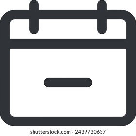 Calendar icon symbol vector image