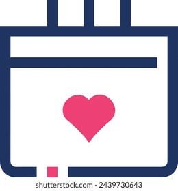 Calendar icon symbol vector image